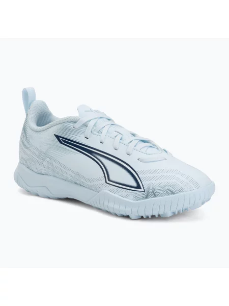 Încălțăminte de fotbal pentru copii PUMA Ultra 6 Play TT Jr icy blue/puma white/blue jewel alb