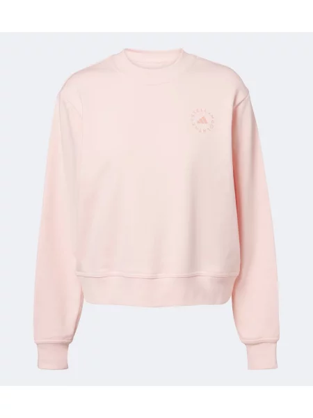 Hanorac Adidas By Stella Mccartney din jerseu roz