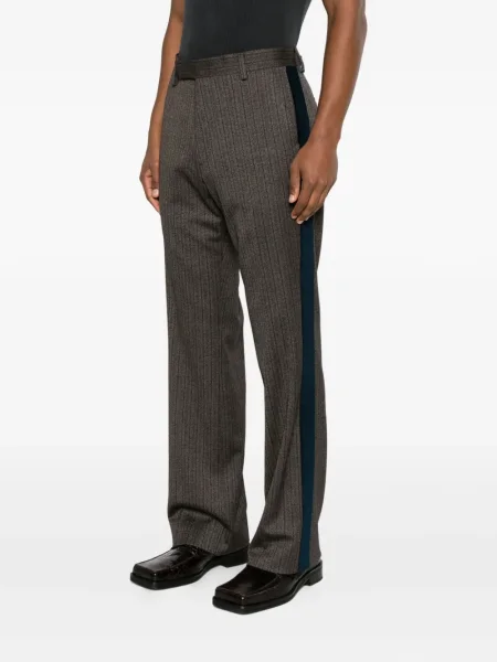 Pantaloni Wales Bonner cu dungi gri