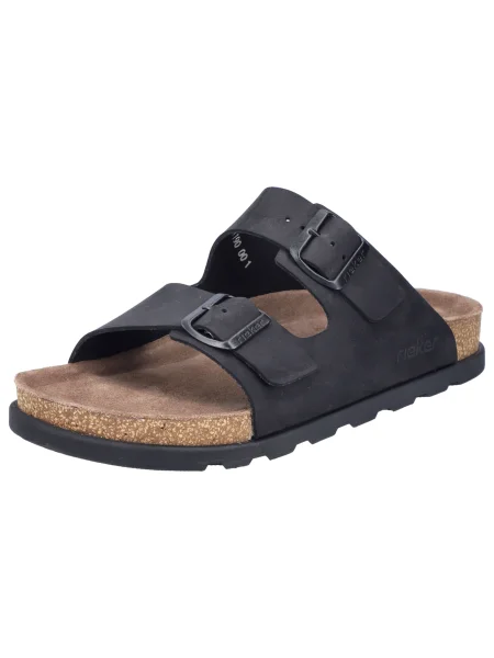 Rieker Nizki natikači črna