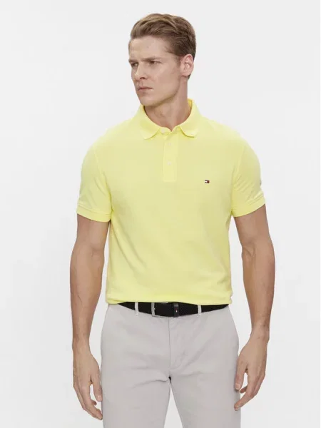 Polo majica Tommy Hilfiger rumena