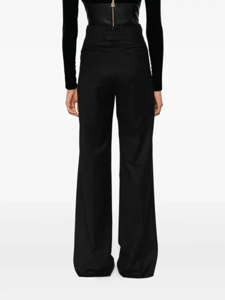 Pantaloni Berwich plisate negru