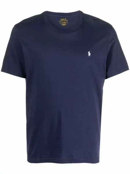 Поло тениска Polo Ralph Lauren бродирана сиво