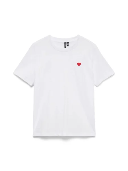 VERO MODA Tricou VMPAULINA' alb