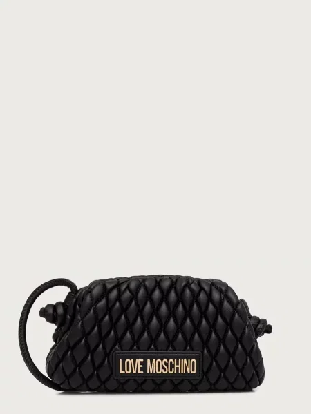 Love Moschino geantă crossbody pentru femei din piele negru