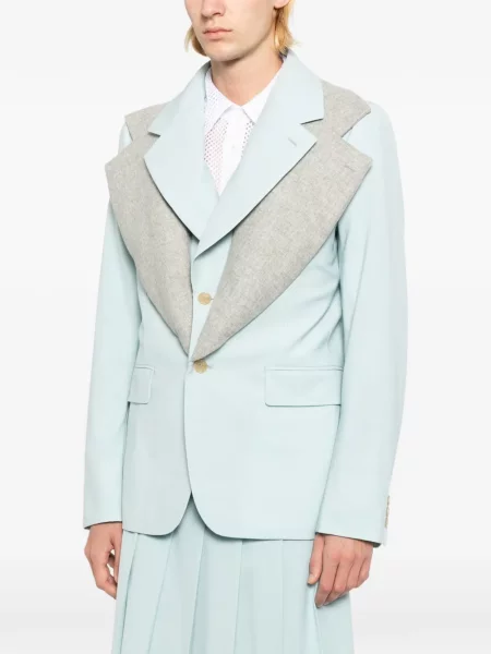 Μπλέιζερ Comme Des Garçons Homme Plus με πέτο μπλε