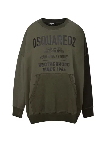 Hanorac Dsquared2 cu imagine verde