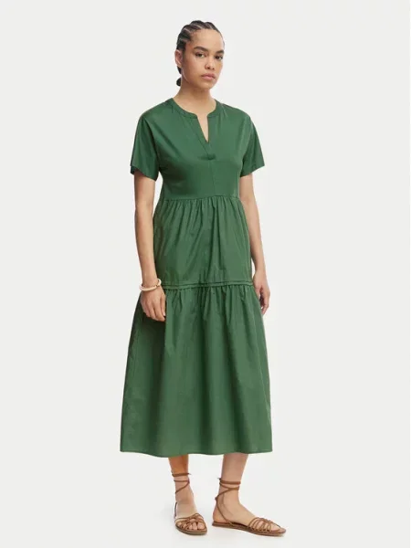 Weekend Max Mara Лятна рокля Capsula Тъмнозелен
