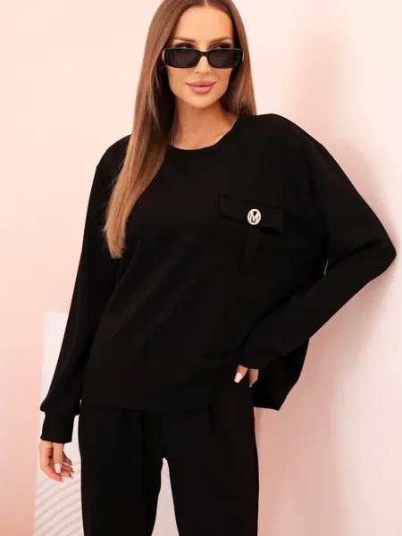 Pantaloni Kesi Włoski negru