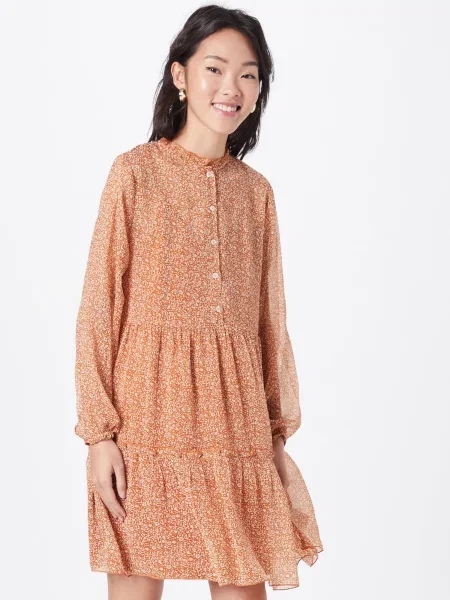 ABOUT YOU Rochie tip bluză Luana portocaliu pastel alb