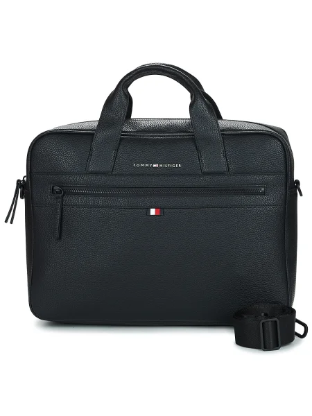 Geantă pentru laptop Tommy Hilfiger negru