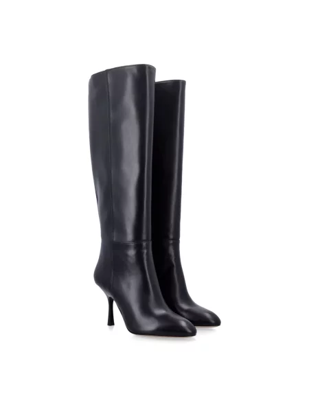 Kozaki Stuart Weitzman skórzane czarne