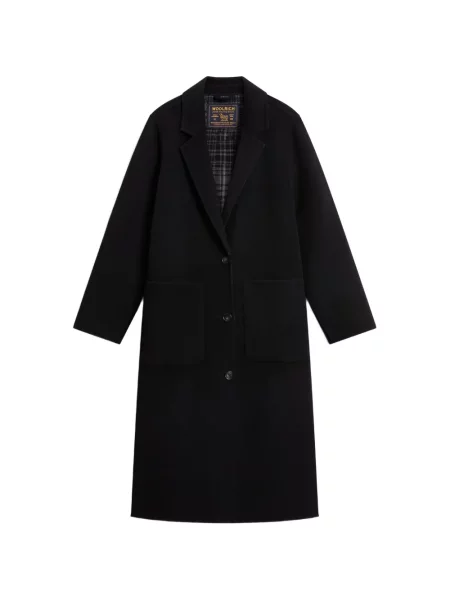 Palton Woolrich de lână negru