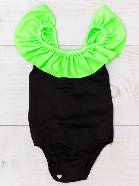 Дитячий Купальник Носи своє віскоза/резинка чорний