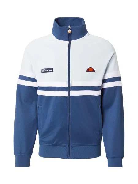 ELLESSE Mikina Rimini námořnická modř / světlemodrá / jasně červená