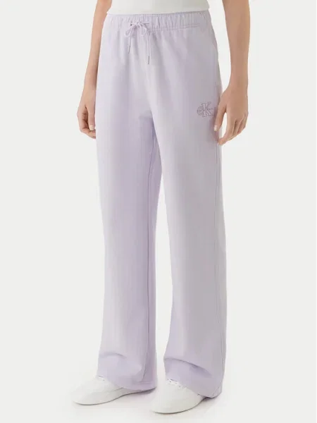 Calvin Klein Jeans Pantaloni trening Embossed Monologo roz