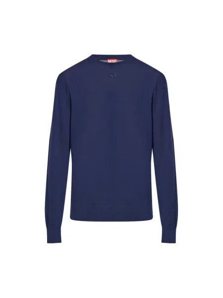 Sweter Diesel wełniany niebieski