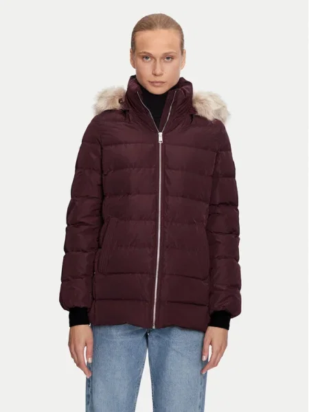 Tommy Hilfiger Пухено яке виолетов