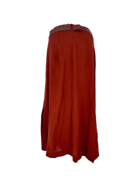 Cu centură fustă Max Mara roșu