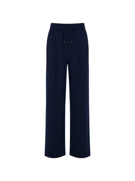 Pantaloni Max Mara cu cordon albastru