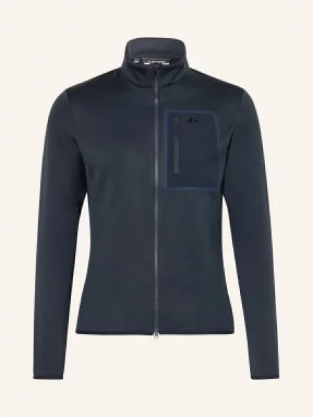 J.Lindeberg Kurtka Typu Midlayer blau granatowa