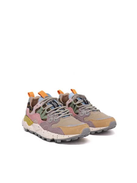 Sneakersy Flower Mountain skórzane w kwiatki
