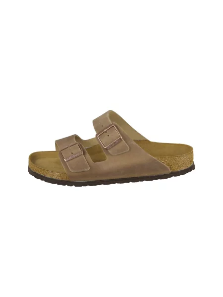 Pantofi Birkenstock din nubuc maro