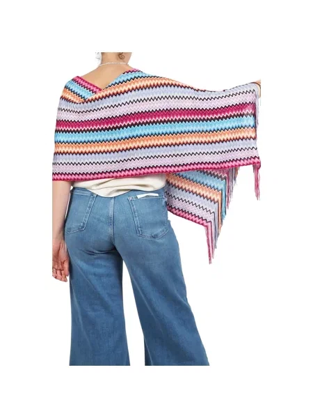 Kurtka Missoni z dekoltem w serek z falbankami