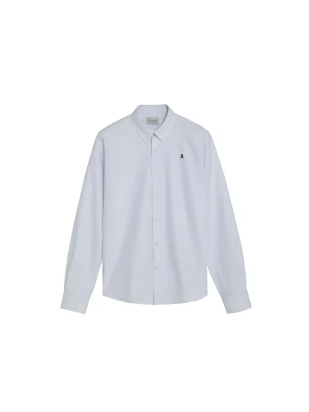 Scalpers Košile New Oxford světlemodrá / světle šedá