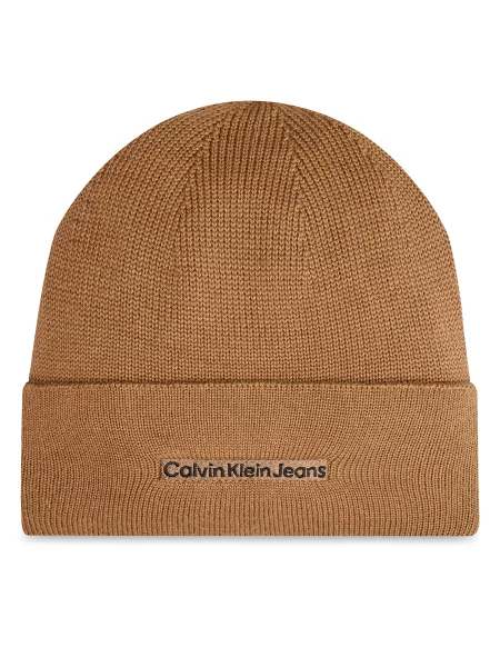 Σκούφος Calvin Klein Inst Embro μπεζ