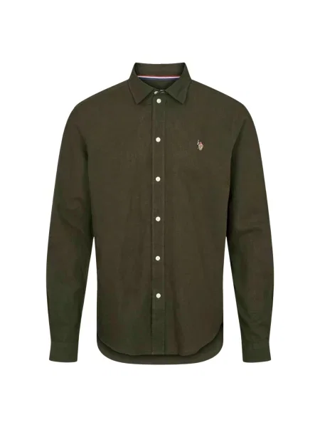 U.S. POLO ASSN. Košile Bolt tmavě zelená
