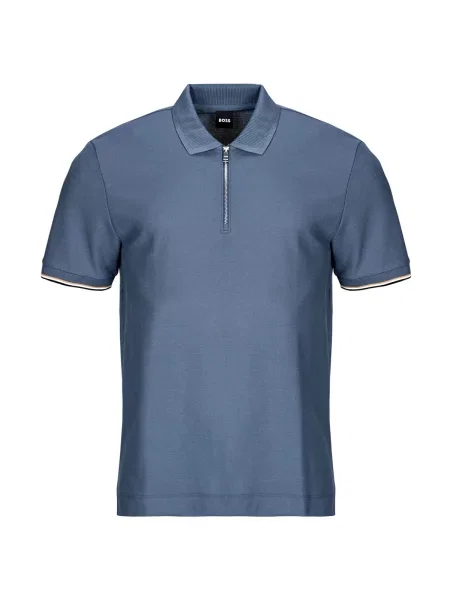 Polo majica Boss s kratkimi rokavi modra