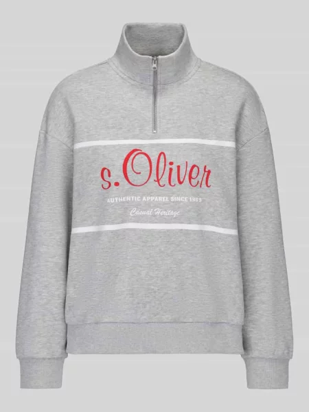 Bluza o kroju relaxed fit z mieszanki bawełny s.Oliver x Heidi Klum S.oliver Red Label