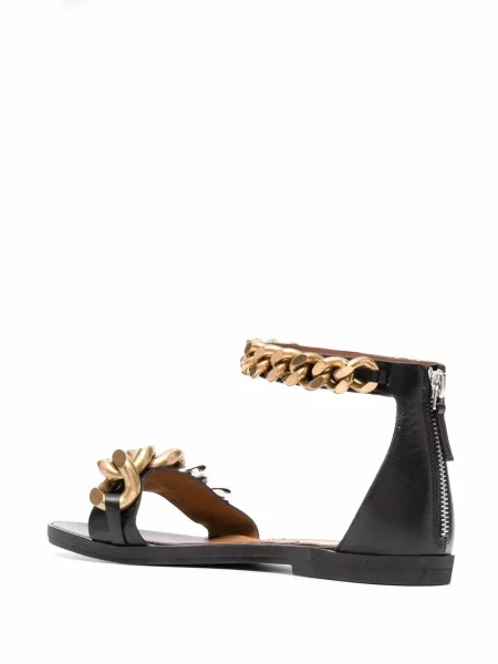 Sandale Stella Mccartney fără toc negru