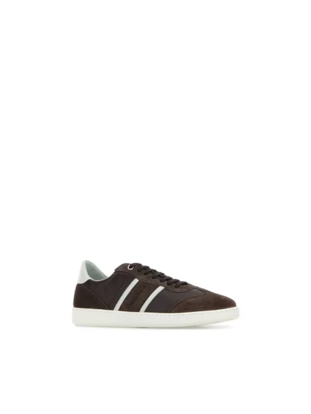 Sneakersy Ferragamo brązowe