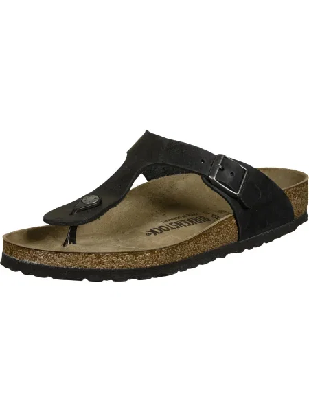 BIRKENSTOCK Japonke Gizeh' črna