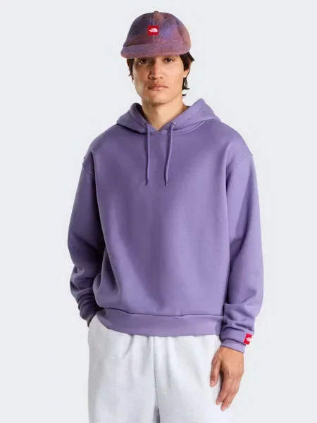 Худі The North Face M TNF RED BOX HOODIE фіолетовий бавовна/поліестер червоне