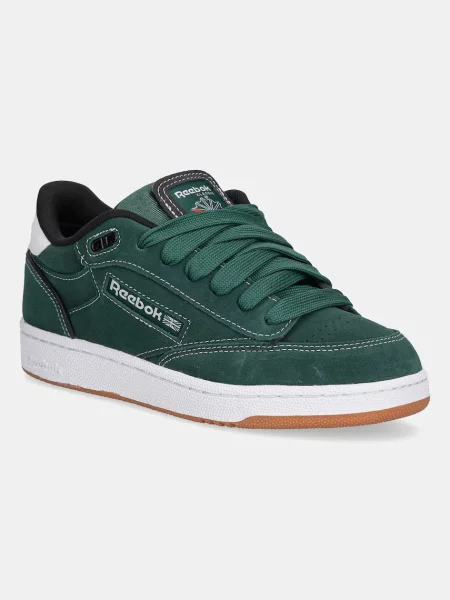 Reebok Classic sneakers din piele intoarsă CLUB C BULC CLN verde