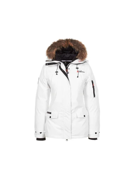 Geacă parka Peak Mountain alb