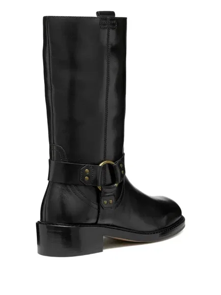 Botine Geox din piele negru