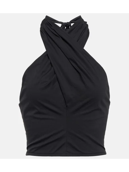 Cropp top Staud cu gât halter negru