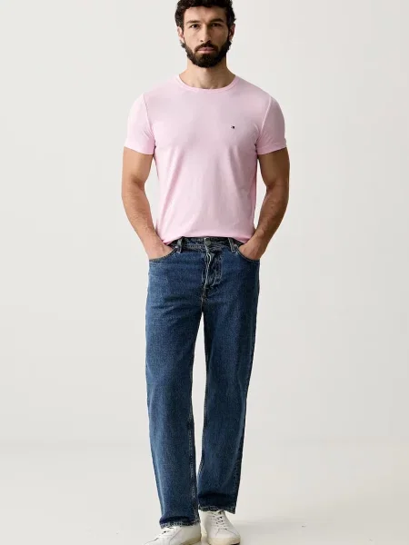 Tommy Hilfiger basic tričko s růžové