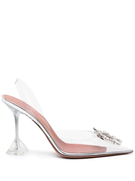 Pantofi cu toc Amina Muaddi slingback