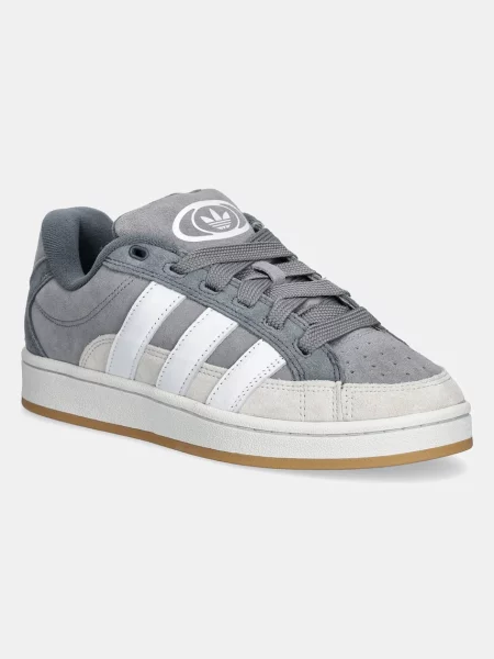 Велурени маратонки adidas Originals Campus Beta сиво