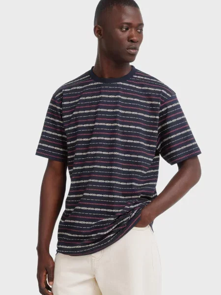 Футболка у смужку Springfield синя