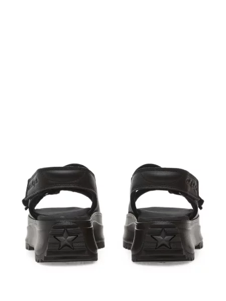 Mrežaste trčanje tenisice Converse Chuck 70 s platformom crna