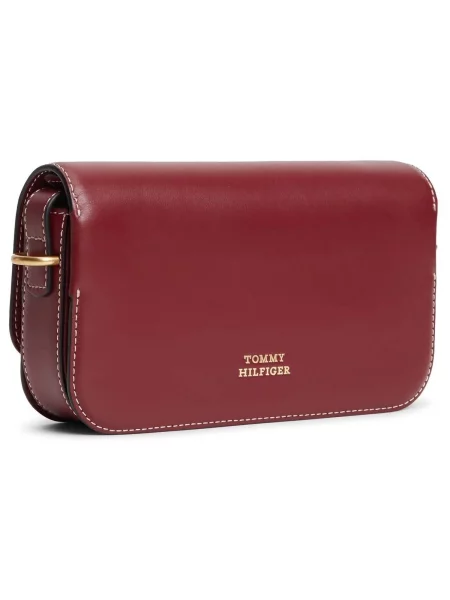 Tommy Hilfiger De piele geantă pe umăr maro