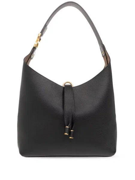 Geanta de piele Chloé din piele negru