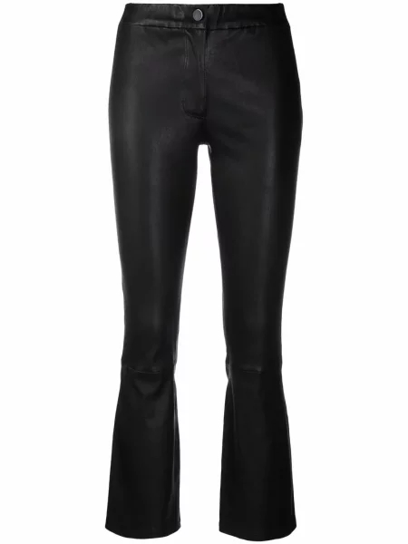 Pantaloni Arma din piele evazate
