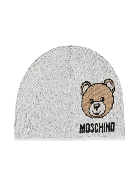 Czapka Moschino szara